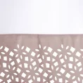 DIVA LINE Zasłona DEBBIE z welwetową listwą wycinaną laserowo - 140 x 250 cm - biały 7
