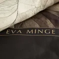 EVA MINGE Komplet pościeli SYLVIA z najwyższej jakości makosatyny bawełnianej z designerskim nadrukiem i logo - 220 x 200 cm - beżowy 5