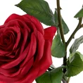 RÓŻA WIELOKWIATOWA kwiat sztuczny dekoracyjny z płatkami z jedwabistej tkaniny - ∅ 11 x 80 cm - czerwony 2