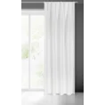Zasłona MILAN jednokolorowa z tkaniny zaciemniającej typu blackout - 140 x 300 cm - biały 2