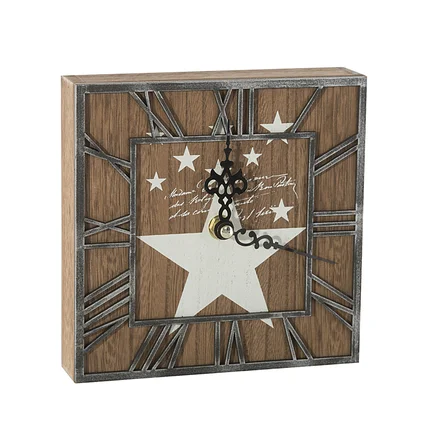 Zegar dekoracyjny TEXA w stylu vintage Zegar dekoracyjny TEXA w stylu vintage - 16 x 4 x 16 cm