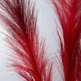 TRAWA OZDOBNA - PIÓROPUSZ kwiat sztuczny dekoracyjny - dł. 80 cm dł. trawy 40 cm - czerwony 2