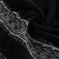 Ręcznik NIKOLA z ozdobną żakardową bordiurą - 50 x 90 cm - czarny 6