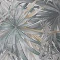 Zasłona półprzezroczysta z lekkiej matowej etaminy z nadrukiem liści - 140 x 250 cm - biały 9