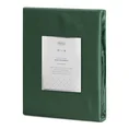 DIVA LINE Komplet pościeli DINA z wysokiej jakości satyny bawełnianej, jednokolorowy - 160 x 200 cm - butelkowy zielony 2