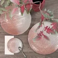 Patera ABRA ze szkła artystycznego cieniowana biało-różowa - ∅ 16 x 2 cm - biały 3