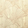 PIERRE CARDIN zasłona welwetowa GOJA z błyszczącym nadrukiem w formie liści miłorzębu - 140 x 250 cm - kremowy 13