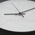 Dekoracyjny zegar ścienny z motywem geometrycznym, styl nowoczesny, średnica 30 cm - 30 x 4 x 30 cm - kremowy 2