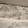 TERRA COLLECTION Pościel SEVILLE 10 z bawełny zdobiona żakardowym wzorem w ornamenty - 220 x 200 cm - jasnobrązowy 14
