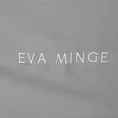 EVA MINGE Komplet pościeli EVA 08 z najwyższej jakości makosatyny bawełnianej z nadrukiem logo EVA MINGE z elegancką lamówką - 220 x 200 cm - szary 4
