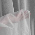 Tkanina firanowa gładka matowa markizeta o gęstym splocie zakończona szwem obciążającym - 160 cm - biały 2
