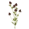 OSET POLNY kwiat sztuczny dekoracyjny z tkaniny - 84 cm - bordowy 1