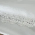 Obrus JULIE zdobiony kryzą z gipiury - 70 x 150 cm - kremowy 5