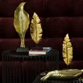 Liść - patera ceramiczna złota - 39 x 18 x 5 cm - złoty 5