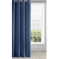 Zasłona gotowa EVITA z gładkiej tkaniny - 140 x 250 cm - granatowy 2