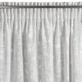 Zasłona gotowa INES z dodatkiem lnu w stylu eko - 140 x 270 cm - naturalny 9