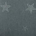 Bieżnik świąteczny MERRY z aplikacją z gwiazdkami z cyrkonii - 33 x 140 cm - grafitowy 4