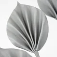 GAŁĄZKA OZDOBNA , liście z pianki dekoracyjnej - 76 cm - szary 2
