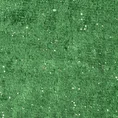 Zasłona ELLENI z lśniącego welwetu  zdobiona brokatem - 140 x 250 cm - zielony 6