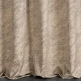 Zasłona RIVA z miękkiego welwetu z drobnym marmurowym wzorem - 140 x 270 cm - ciemnobeżowy 3
