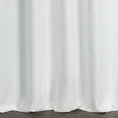 Zasłona SENDI z lekkiej mikrofibry z motywem malowanych pędzlem kwiatów - 140 x 270 cm - biały 3