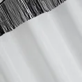 Firana JASPER z etaminy o strukturze lekkiego deszczyku z taśmą cekinową - 140 x 250 cm - biały 6