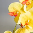 STORCZYK kwiat sztuczny dekoracyjny - dł. 95 cm dł. z kwiatami 40 cm śr. kwiat 10 cm - żółty 2