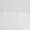 Ręcznik RISO o ryżowej strukturze podkreślony bordiurą frotte - 30 x 50 cm - biały 2
