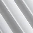 Tkanina firanowa mleczny woal o półprzezroczystej strukturze zakończona szwem obciążającym - 320 cm - biały 5