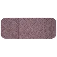 Ręcznik z żakardowym wzorem - 70 x 140 cm - fioletowy 3