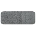Ręcznik z ozdobną bordiurą - 70 x 140 cm - srebrny 3