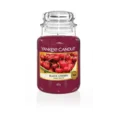 YANKEE CANDLE - Duża świeca zapachowa w słoiku - Black Cherry - ∅ 11 x 17 cm - czerwony 1