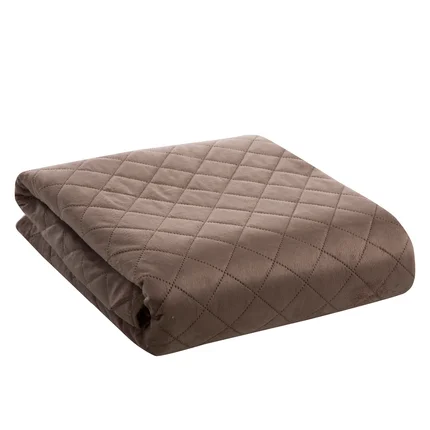 DESIGN 91 Narzuta LUIZ 5 welwetowa pikowana metodą hot press w geometryczny wzór DESIGN 91 Narzuta LUIZ 5 welwetowa pikowana metodą hot press w geometryczny wzór - 220 x 240 cm