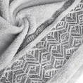 PIERRE CARDIN Ręcznik TEO w kolorze srebrnym, z żakardową bordiurą - 50 x 100 cm - srebrny 5