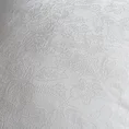 EUROFIRANY PREMIUM Komplet pościeli bawełnianej z adamaszku z żakardowym roślinnym wzorem - 160 x 200 cm - biały 2