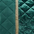 EUROFIRANY PREMIUM narzuta welwetowa KRISTIN zdobiona błyszczącą pasmanterią pikowana metodą tradycyjnego szycia - 220 x 240 cm - turkusowy 4