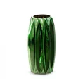 Wazon NEGRO ze szkła artystycznego zielono-miedziany - ∅ 10 x 20 cm - zielony 5