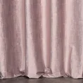 Zasłona MARSALA z miękkiej welwetowej tkaniny  z przecieranym nadrukiem - 140 x 250 cm - różowy 3