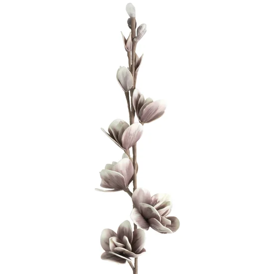MAGNOLIA - sztuczny kwiat dekoracyjny z pianki foamirian - ∅ 12 x 104 cm - ciemnoróżowy