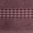 Ręcznik RIVA chłonny i wytrzymały z przeplataną bordiurą - 70 x 140 cm - liliowy 2