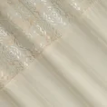 Zasłona LIZA z welwetu z pasem z błyszczącym, cieniowanym nadrukiem - 140 x 250 cm - kremowy 10