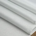 Komplet 4 szt. serwetek EDNA zdobione błyszczącym delikatnym wzorem, PLAMOODPORNY - 30 x 40 cm - biały 3