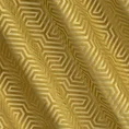 PIERRE CARDIN zasłona INGA z matowego welwetu z żakardowym geometrycznym wzorem - 140 x 250 cm - złoty 9