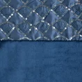 Zasłona MARGOT z welwetu z ozdobnym pasem zdobionym haftem oraz lśniącymi cekinami - 140 x 250 cm - granatowy 7