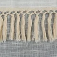 Zasłona ALANIA w stylu boho zdobiona frędzlami - 140 x 270 cm - naturalny 10