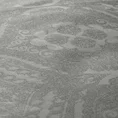 DIVA LINE Komplet pościeli bawełnianej z adamaszku z żakardowym ornamentowym wzorem - 160 x 200 cm - jasnoszary 2