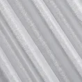 Firana gotowa TIANA przetykana srebrną nicią - 140 x 250 cm - biały/srebrny 5