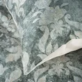 EUROFIRANY PREMIUM Komplet pościeli z naturalnej tkaniny z włóknem lyocell o jedwabistym dotyku zdobiony antycznym ornamentowym wzorem - 160 x 200 cm - stalowy 6