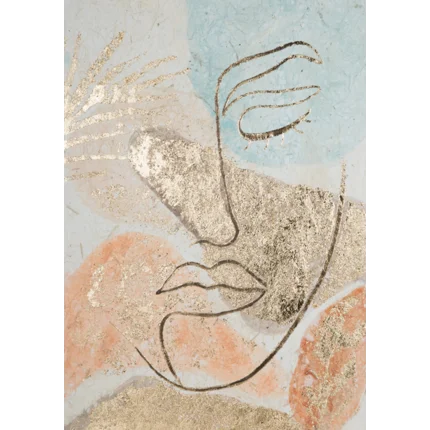 Obraz FACE 1 abstrakcyjny ręcznie malowany na płótnie Obraz FACE 1 abstrakcyjny ręcznie malowany na płótnie - 50 x 70 cm