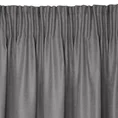Zasłona ADELAIDE z miękkiej tkaniny o zamszowym chwycie i drobnym strukturalnym wzorze - 140 x 270 cm - szary 4
